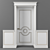 Versatile Tambour Door and Wall Panels 3D model small image 1