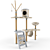 Cozy Kitty Home with Climbing Fun 3D model small image 1