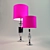 Blush Glow Pink Lamp 3D model small image 1