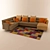 Contemporary Corner Sofa 3D model small image 1