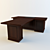 Formichi Desk with Approximate Dimensions 3D model small image 1