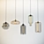 Sleek Contemporary Pendant Lights 3D model small image 1