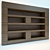 Stylish Wooden Bookcase: Shelve Your Stories 3D model small image 1