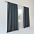 Contemporary Curtain: 3D-Rendered Elegance 3D model small image 2