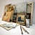 Artistic Sketch Set 3D model small image 1