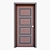 Classic Entrance Door 3D model small image 1