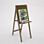 Foldable Children's Easel | 40x60x100 cm 3D model small image 1