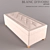 Elegant Ivory Bench: Couch Arthur 3D model small image 1