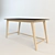 Contemporary 1400mm Table 3D model small image 2