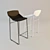 Declic Fomula80: Sleek Bar Stool 3D model small image 1