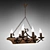 Vintage Copper Pendant Light 3D model small image 1