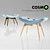 Cosmorelax Contour Ottoman 3D model small image 1