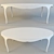 Elegant Oak Dining Table 3D model small image 1