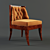 Modern Caravaggio Chair | Interna 3D model small image 1