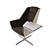 Swivel Table Office Chair 3D model small image 1