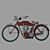 Vintage Indian Motorcycle 1912 3D model small image 3