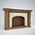 Title: Elegant Classic Fireplace 3D model small image 1