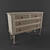 Elegant Provence Dresser 3D model small image 1