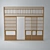 Elegant Japanese Shoji Door 3D model small image 1
