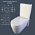 Duravit Starck 2 Toilet (212909) 3D model small image 1