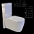 Duravit Starck 2 Toilet (212909) 3D model small image 3