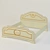 Elegant Victoria Bed - Birch Finish 3D model small image 1
