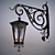 Title: Elegant Wrought Iron Lamps 3D model small image 1