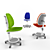 Moll Children Chair: Colorful and Adjustable 3D model small image 1