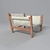 Bolivar Rhino Nut Armchair 3D model small image 1