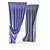 Elegant Folded Curtains 3D model small image 1