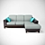 Elegant March 8 Sofa 3D model small image 1