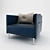 ComfortMax Armchair: Stylish and Ergonomic 3D model small image 1