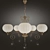 Title:  Eurosvet 10619/5 Classic Chandelier 3D model small image 1