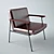 Leather Armchair: Stylish and Comfortable 3D model small image 1