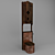 Title: Rustic Wood Toilet 3D model small image 1