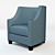 Elegant Lounge Chair: Stylish Seating Solution 3D model small image 1