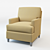 ErgoCozy Reading Chair 3D model small image 1