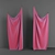 Velvet Curtains 3D model small image 1