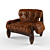 Elegant RayFlay Armchair 3D model small image 1