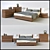 Italian Notte Bedroom Set by Napol 3D model small image 1
