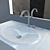 Elegant Armani Roca Washbasin 3D model small image 2