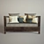 Velvet Stylish Cushions 3D model small image 2