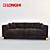 Longhi Hall W 560 Sofa 3D model small image 1