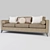 Sleek Living Room Sofa 3D model small image 1