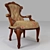 Classic American Chair: Elegance redefined 3D model small image 1