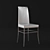 Elegance Defined: Baccarat Glass Chair 3D model small image 1