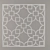 Elegant Ceiling Panel: 2280x2280mm 3D model small image 1