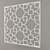 Elegant Ceiling Panel: 2280x2280mm 3D model small image 2