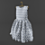 Title: Kids Texture Dress 3D model small image 1