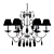 Marina Chandelier: Italian Elegance in Illumination 3D model small image 1